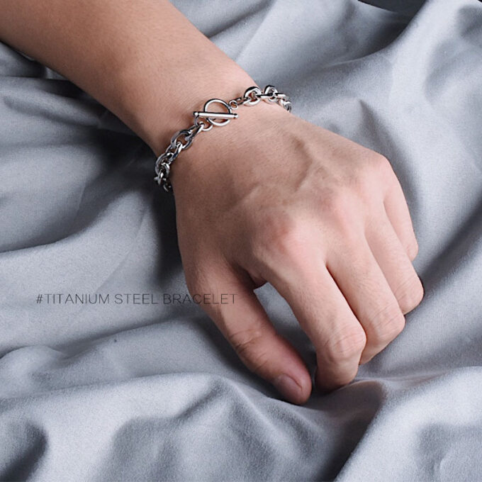 Titanium Steel OT Buckle Bracelet - Image 2