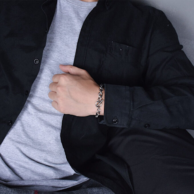 Titanium Steel OT Buckle Bracelet - Image 4
