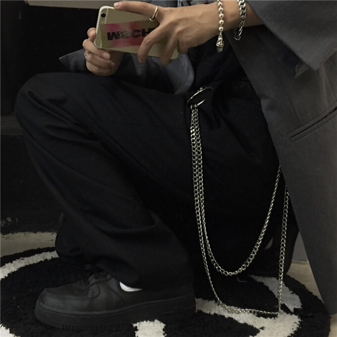 Hip-hop Punk Style Double Layer Pants Chain - Image 3