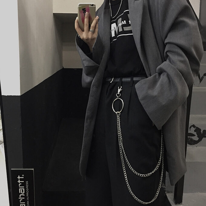Hip-hop Punk Style Double Layer Pants Chain - Image 2