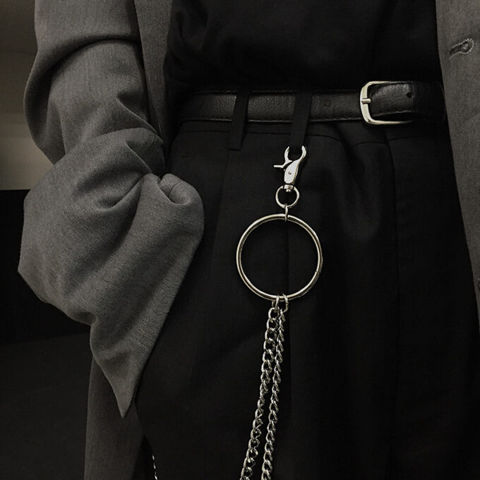 Hip-hop Punk Style Double Layer Pants Chain - Image 4