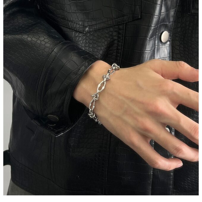 Titanium Steel Cuban Bracelet - Image 3
