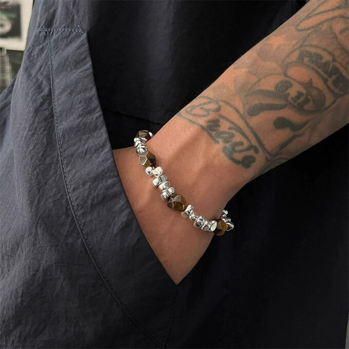 Tiger's Eye Beaded Bracelet - Image 2