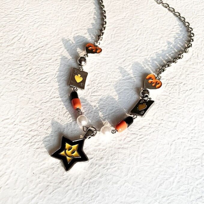 Lucky Star Stitching Necklace - Image 4