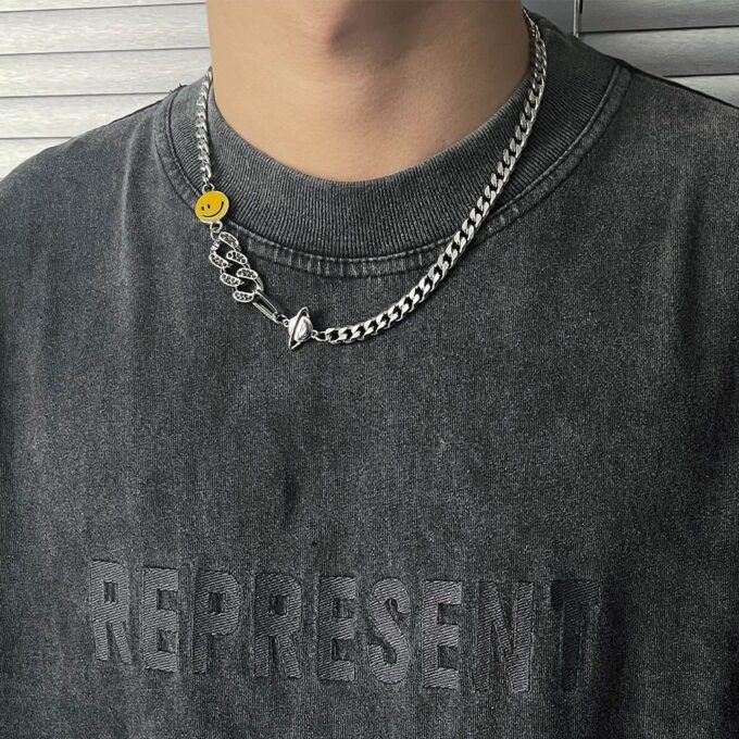 Planet Stitching Necklace & Bracelet