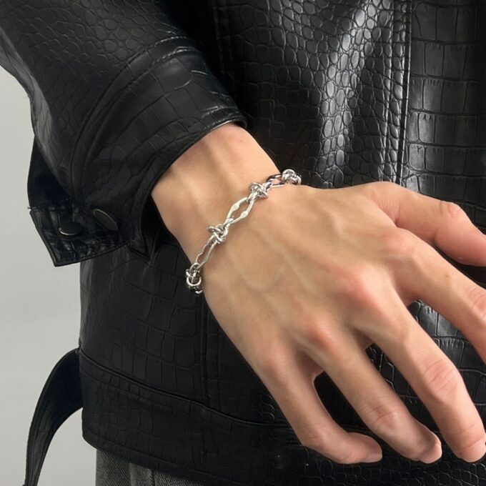 Titanium Steel Knotted Necklace - Image 3