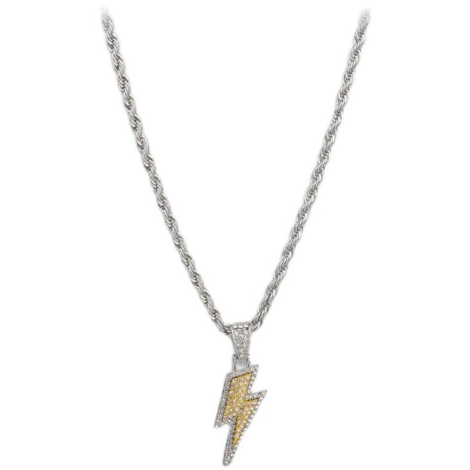 Lightning Diamond Encrusted Necklace - Image 5