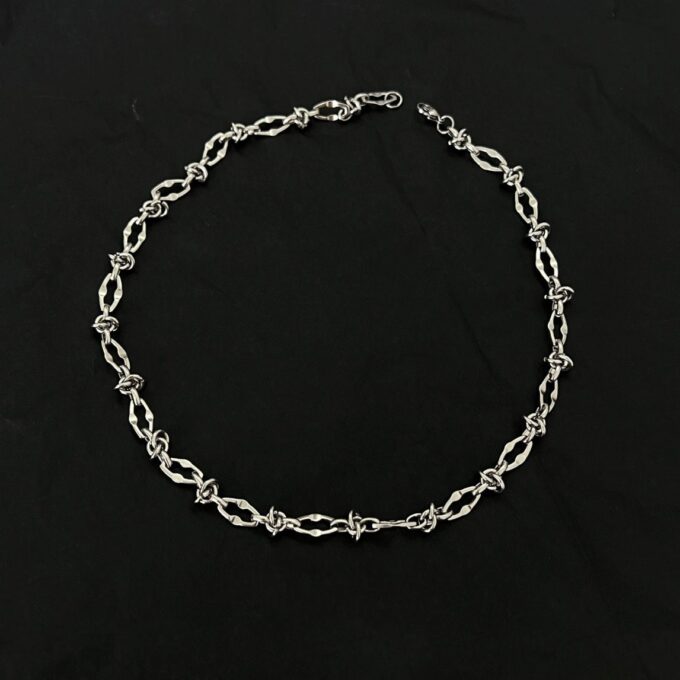 Titanium Steel Knotted Necklace - Image 4