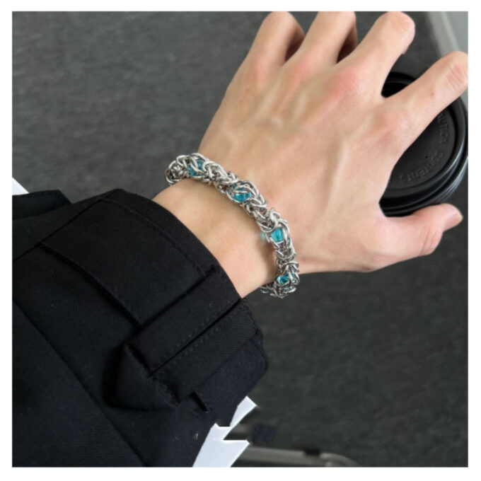 Gem Inlay Bracelet - Image 2