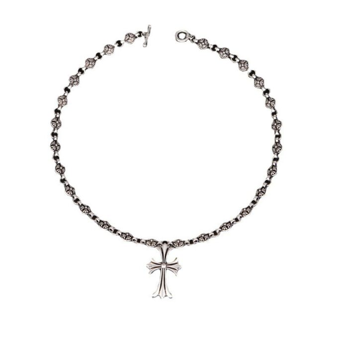 Retro Cross Heart Necklace - Image 5