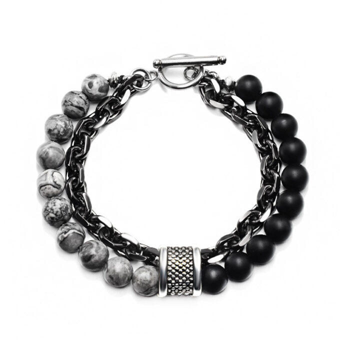 Matte Map Stone Bracelet - Image 5