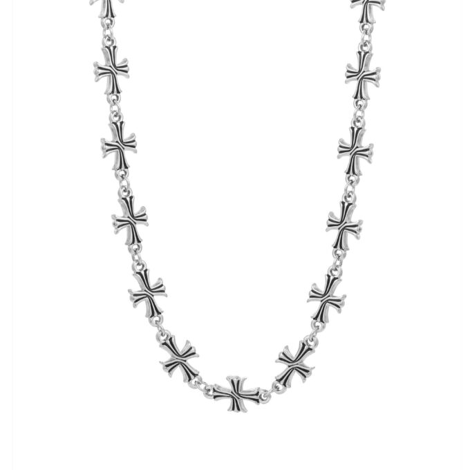 Cross Flower Stitching Necklace & Bracelet - Image 5