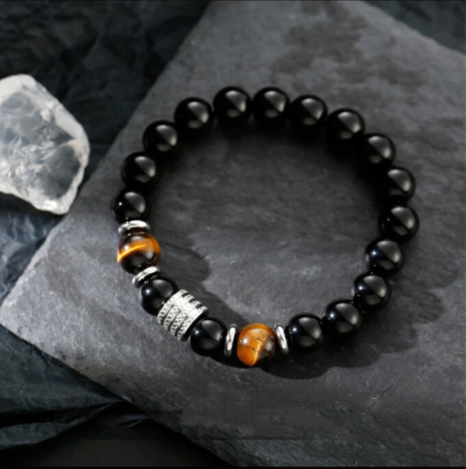 Retro Transfer Bead Bracelet - Image 4