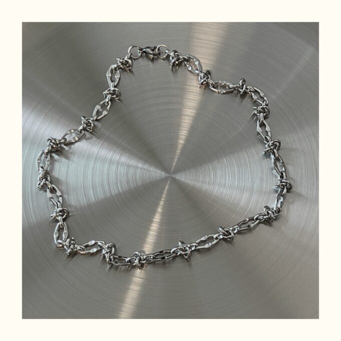 Titanium Steel Hip Hop Knotted Necklaces - Image 4
