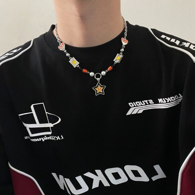 Lucky Star Stitching Necklace