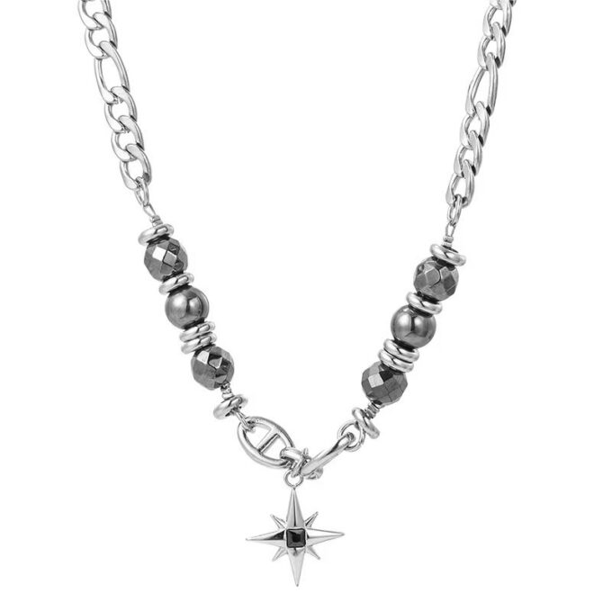 Eight-pointed Star Pendant Necklace - Image 5