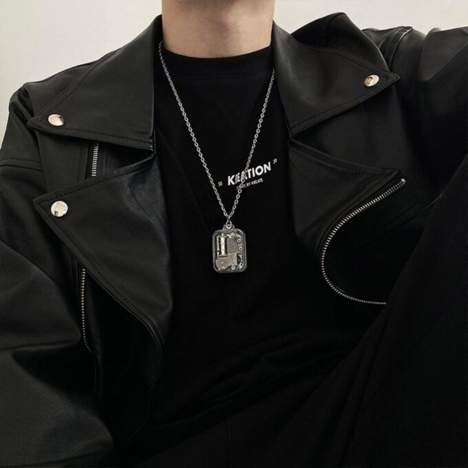 Sky City Music Box Pendant Necklace - Image 5