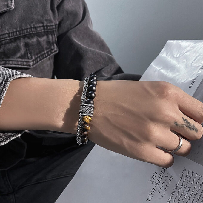 Matte Map Stone Bracelet - Image 3